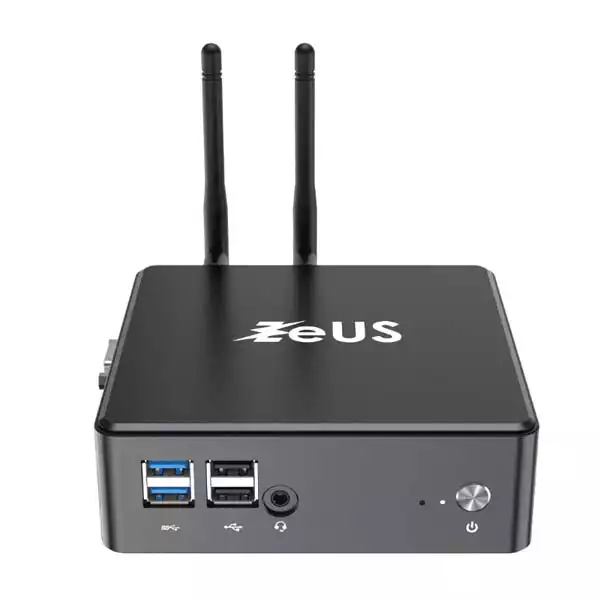 Mini PC Zeus MPI10-i323 Intel i3-1115G4 2C 4.1 GHz/DDR4 8GB/M.2 512GB/LAN/Dual WiFi/ext ANT Slika 1