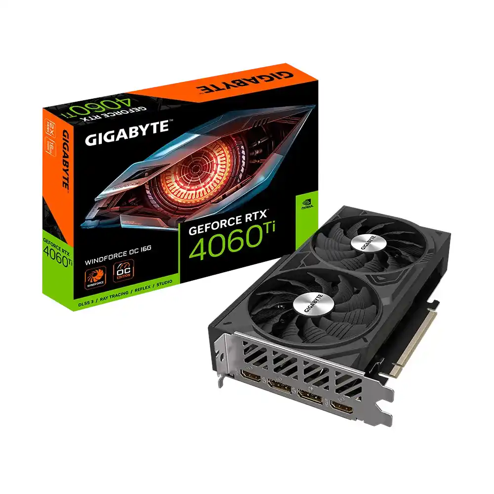 Grafička karta Gigabyte RTX 4060 Ti WINDFORCE OC GDDR6 16GB GV-N406TWF2OC-16GD - Image 1