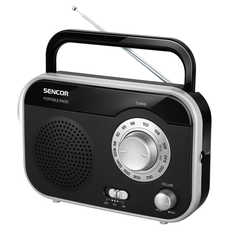 Radio SENCOR SRD 210 BC crno/srebrni- Slika 1