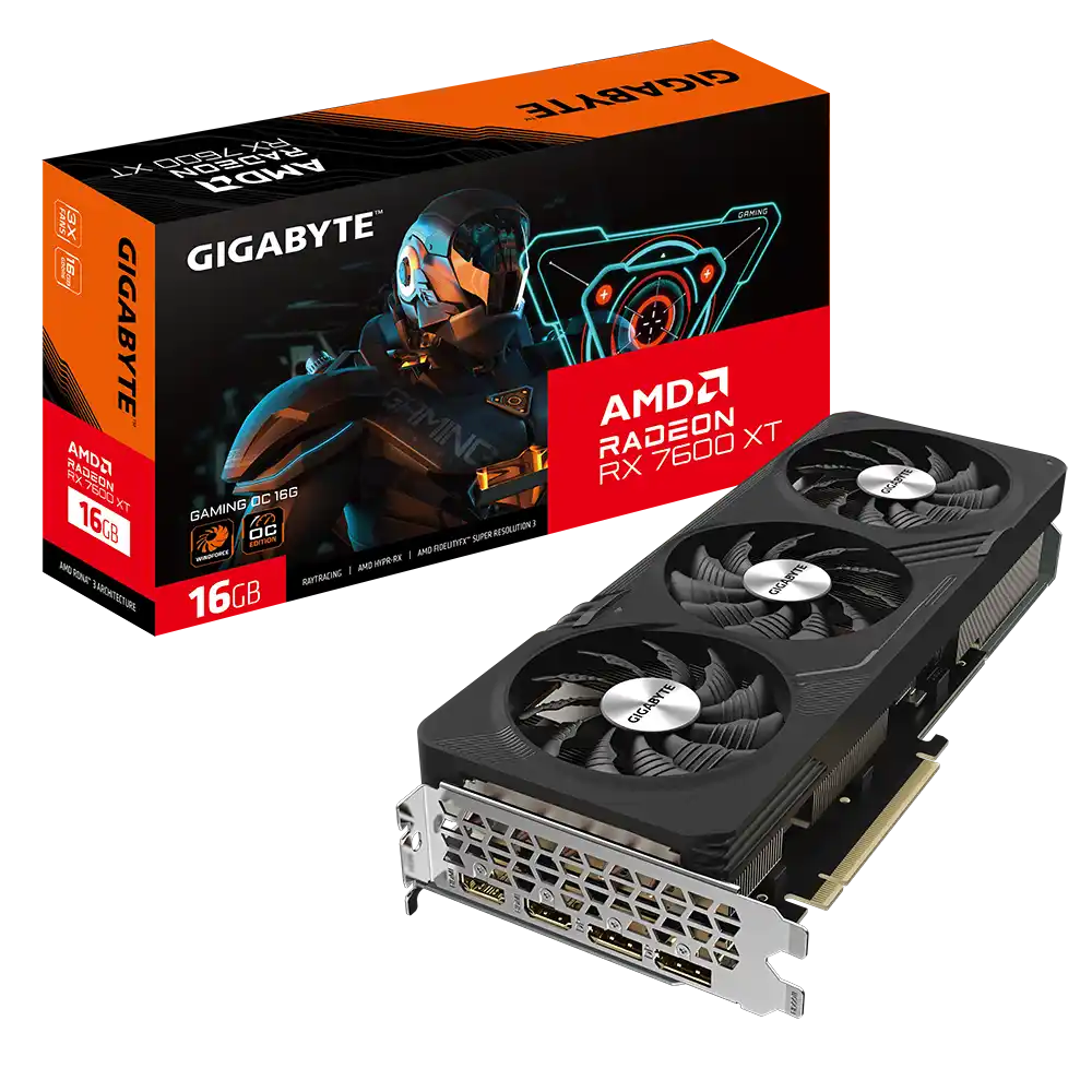 Grafička karta AMD Gigabyte RX 7600 XT GAMING OC 16G GV-R76XTGAMING OC-16GD