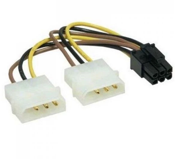 Adapter za napajanje za VGA 6pin na 2 x Molex Linkom Slika 1