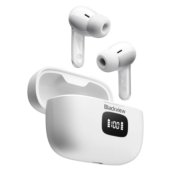 Bežične slušalice Blackview AirBuds 8 Arctic White/ANC/BT 5.3/Type-C/IPX7 - Image 5