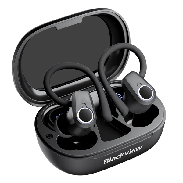 Bežične slušalice sa zakačkom za uši Blackview AirBuds 60 Black/BT 5.3/USB Type-C/IPX4 Slika 3