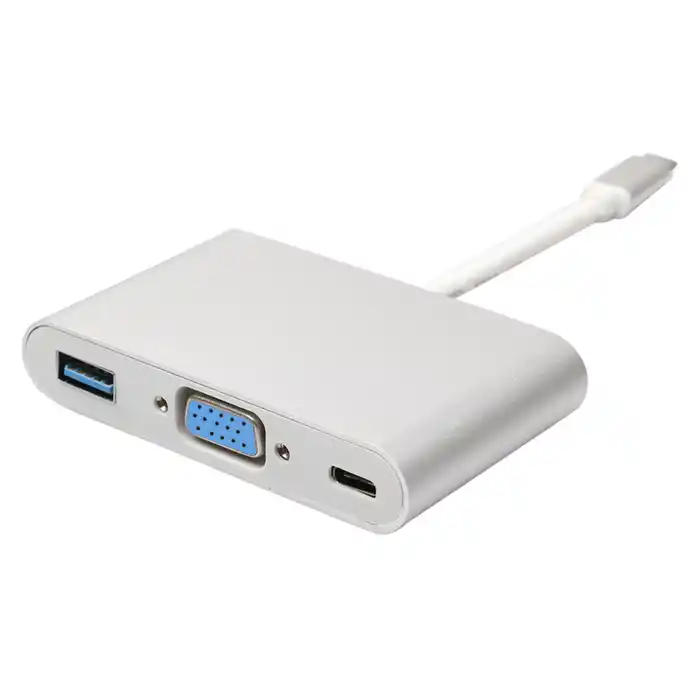 Adapter konverter USB 3.1 Tip C-USB 3.0/VGA/USB Tip C PD Kettz UVA-23 Slika 1