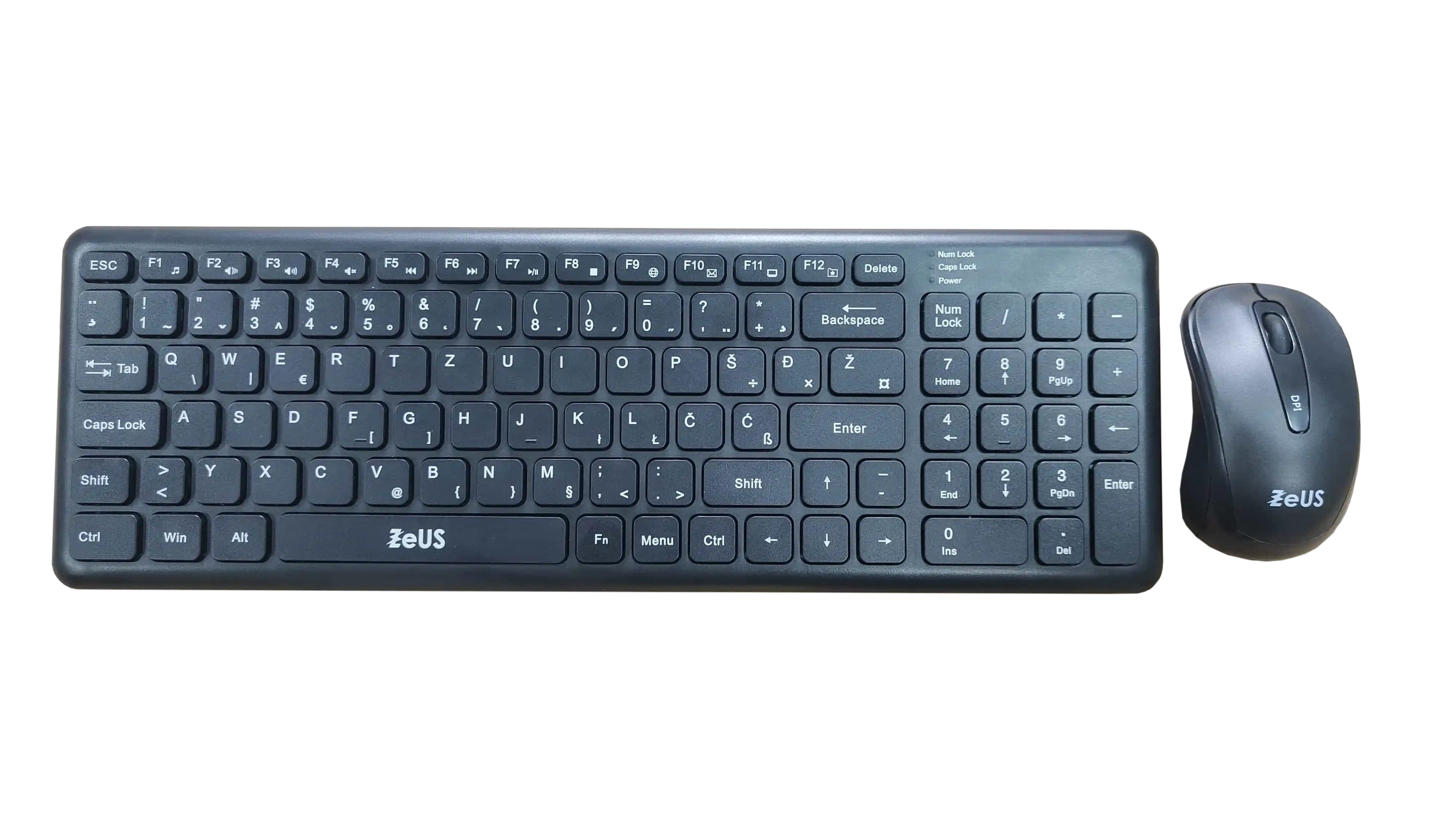 Bežična tastatura + miš Zeus Z300 Srb Slika 1