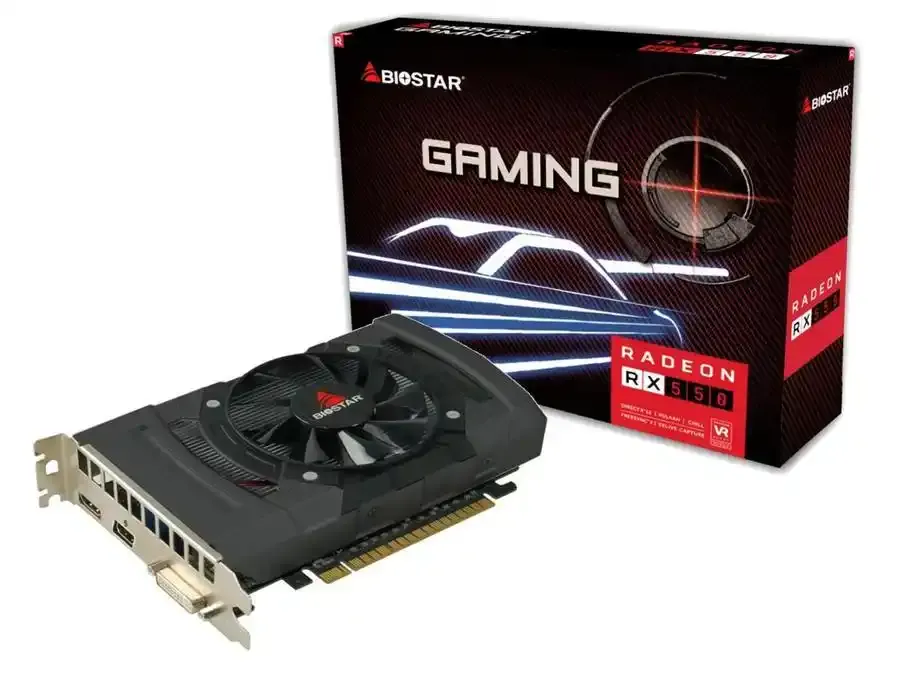 Graficka karta Biostar RX550 4GB GDDR5 128bit DVI/DP/HDMI Slika 1