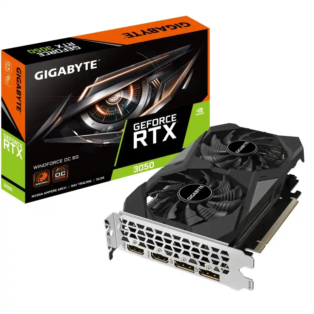 Grafička karta Gigabyte GeForce RTX 3050 WINDFORCE OC 6GB 128bit DVI/HDMI/DP Slika 1