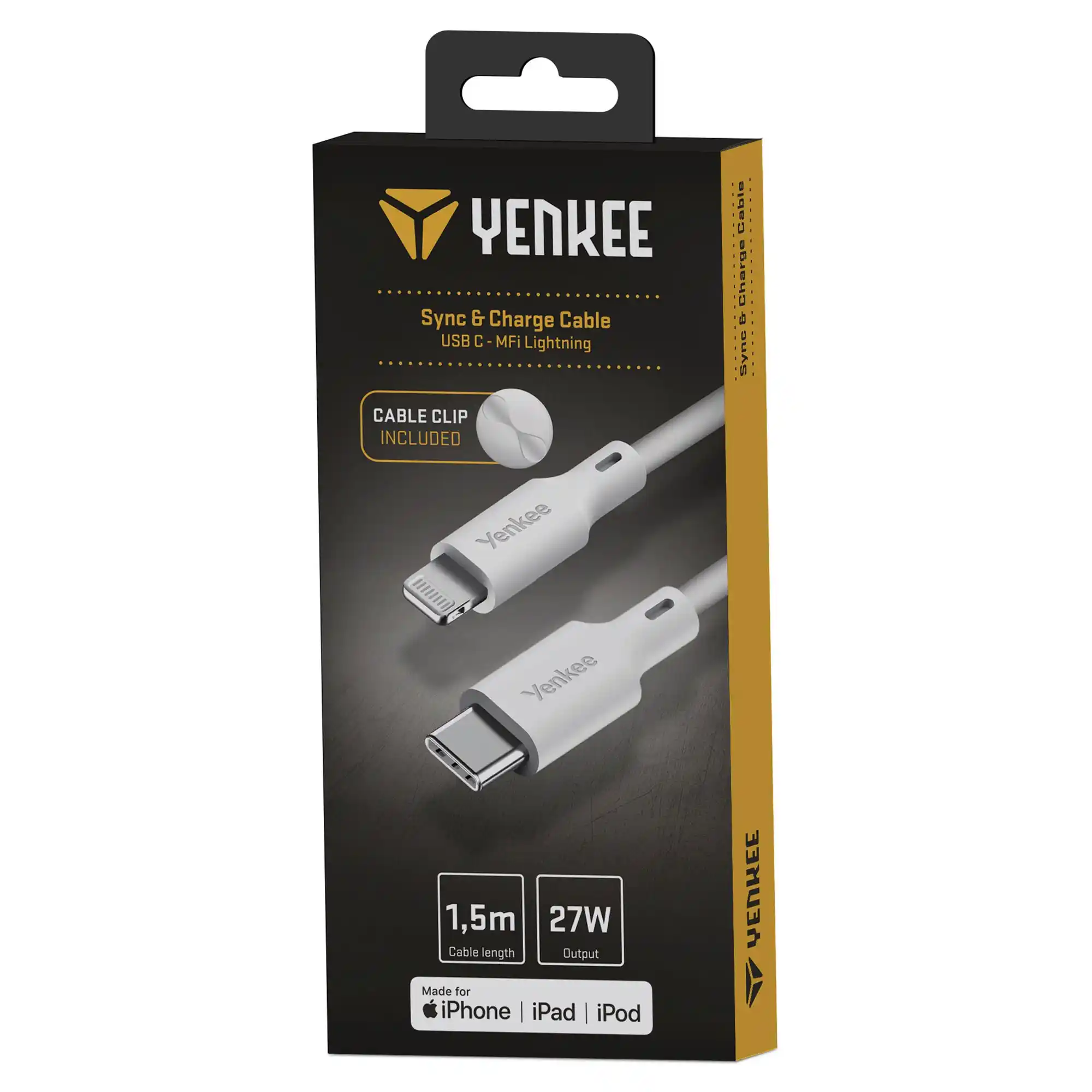 Kabl USB Tip C- Lighting Yenkee YCU 635 WH 1.5m Slika 4