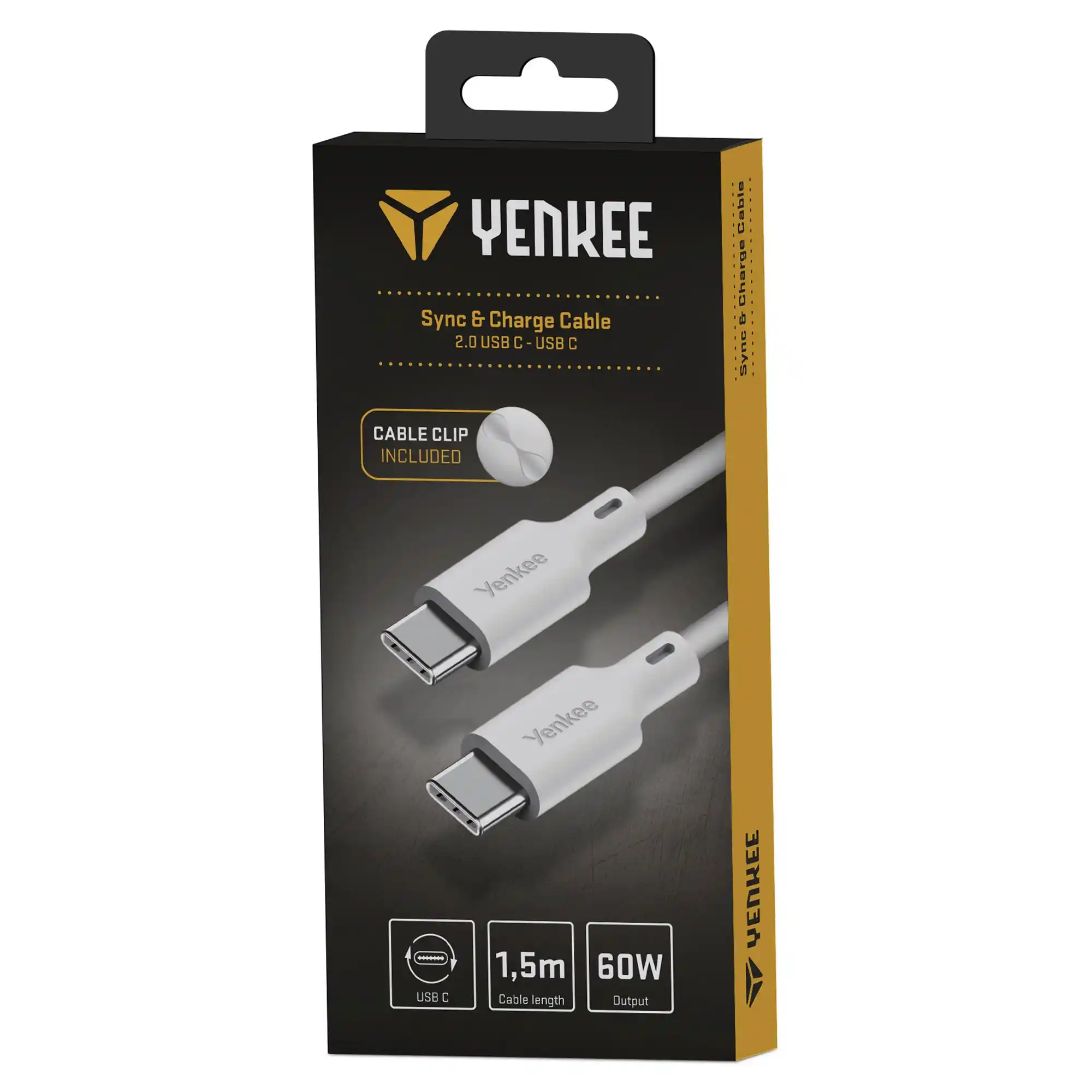 Kabl USB Tip C-Tip C Yenkee YCU C115 WH 1.5m - Image 4