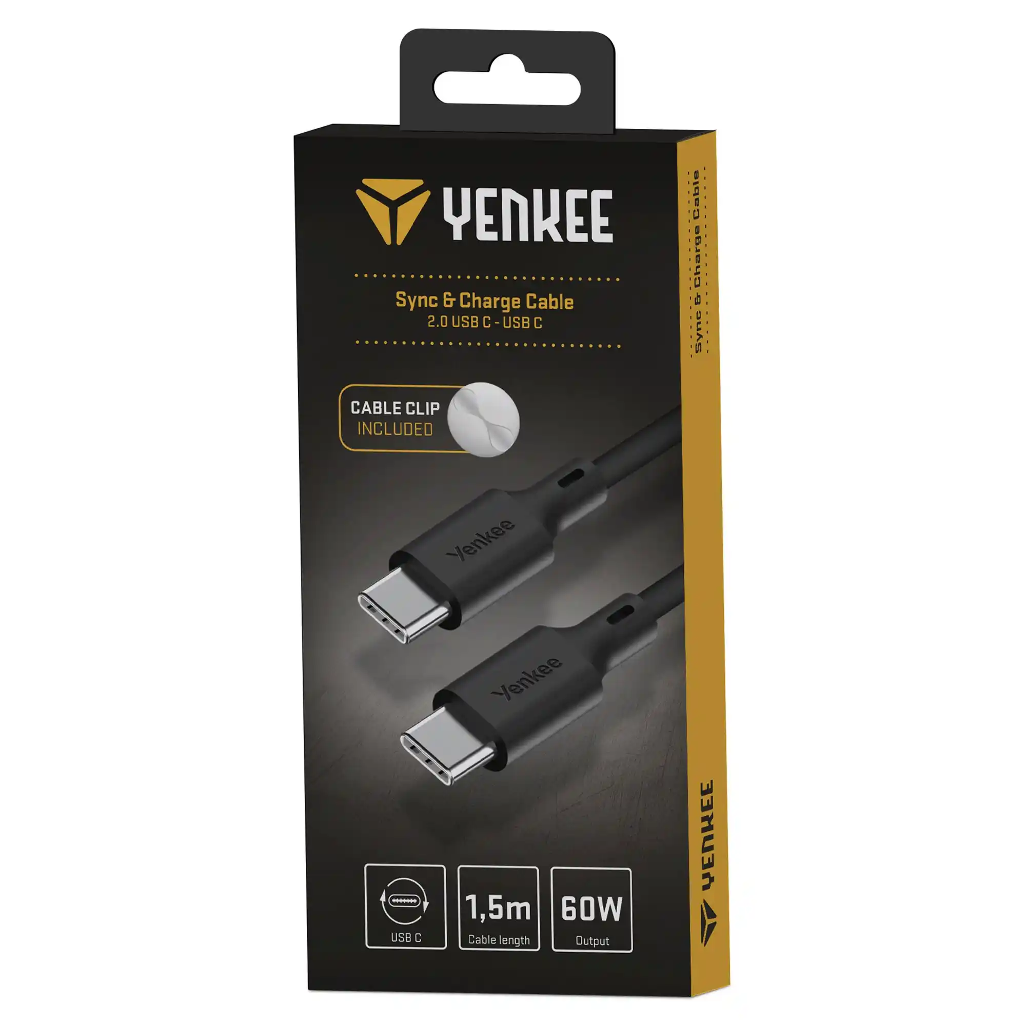 Kabl USB Tip C-Tip C Yenkee YCU C115 BK 1.5m - Image 4