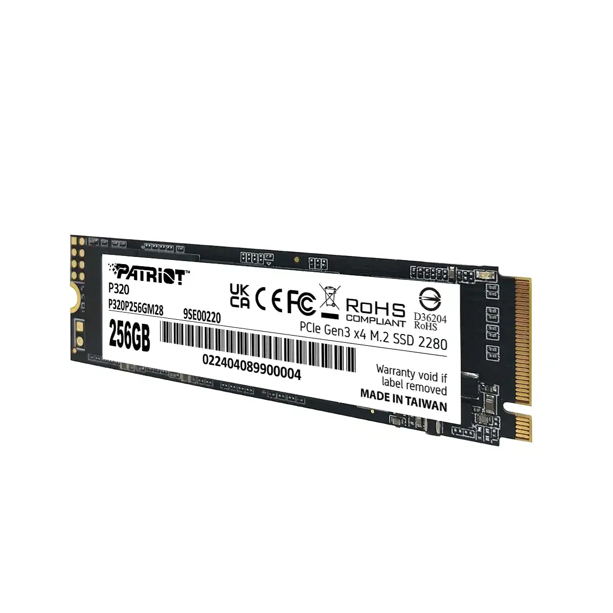 SSD M.2 NVMe 256GB Patriot P320 2200MBs/1200MBs P320P256GM28 Slika 4