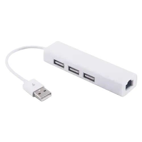 Adapter konverter USB 2.0- RJ45/3xUSB 2.0 Linkom Slika 1