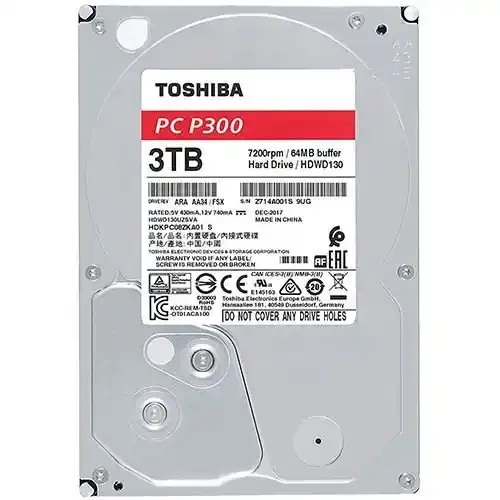 Hard disk 3TB SATA3 Toshiba 128MB HDWD130UZSVA P300 Slika 1