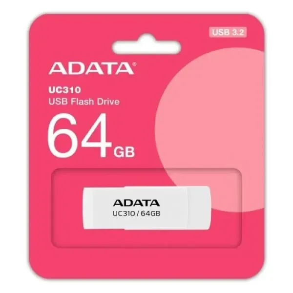 USB Flash 64 GB AData 3.2 UC310-64G-RWH beli Slika 3