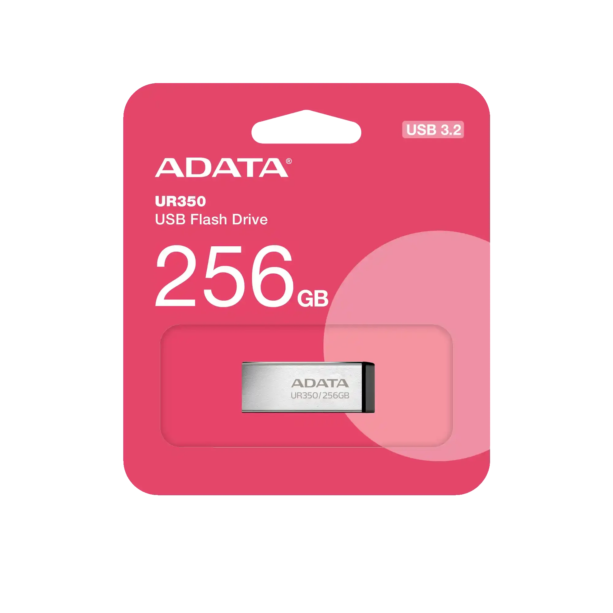 USB Flash 256 GB AData 3.2 Gen 1 UR350-256G-RSR/BK Slika 2