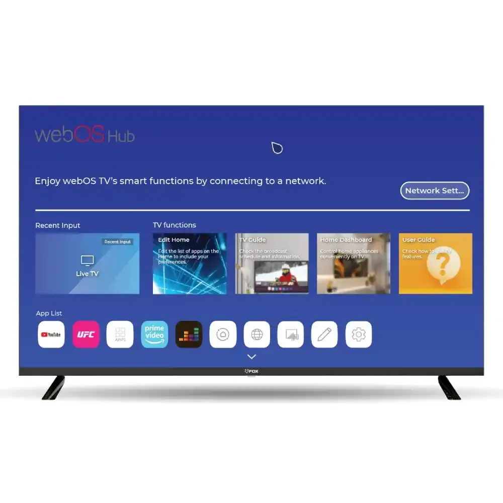 SMART LED TV 43 FOX 43WOS635F 3840x2160/4K/UHD/DVB-T/T2/C/S/S2 webOS Slika 3