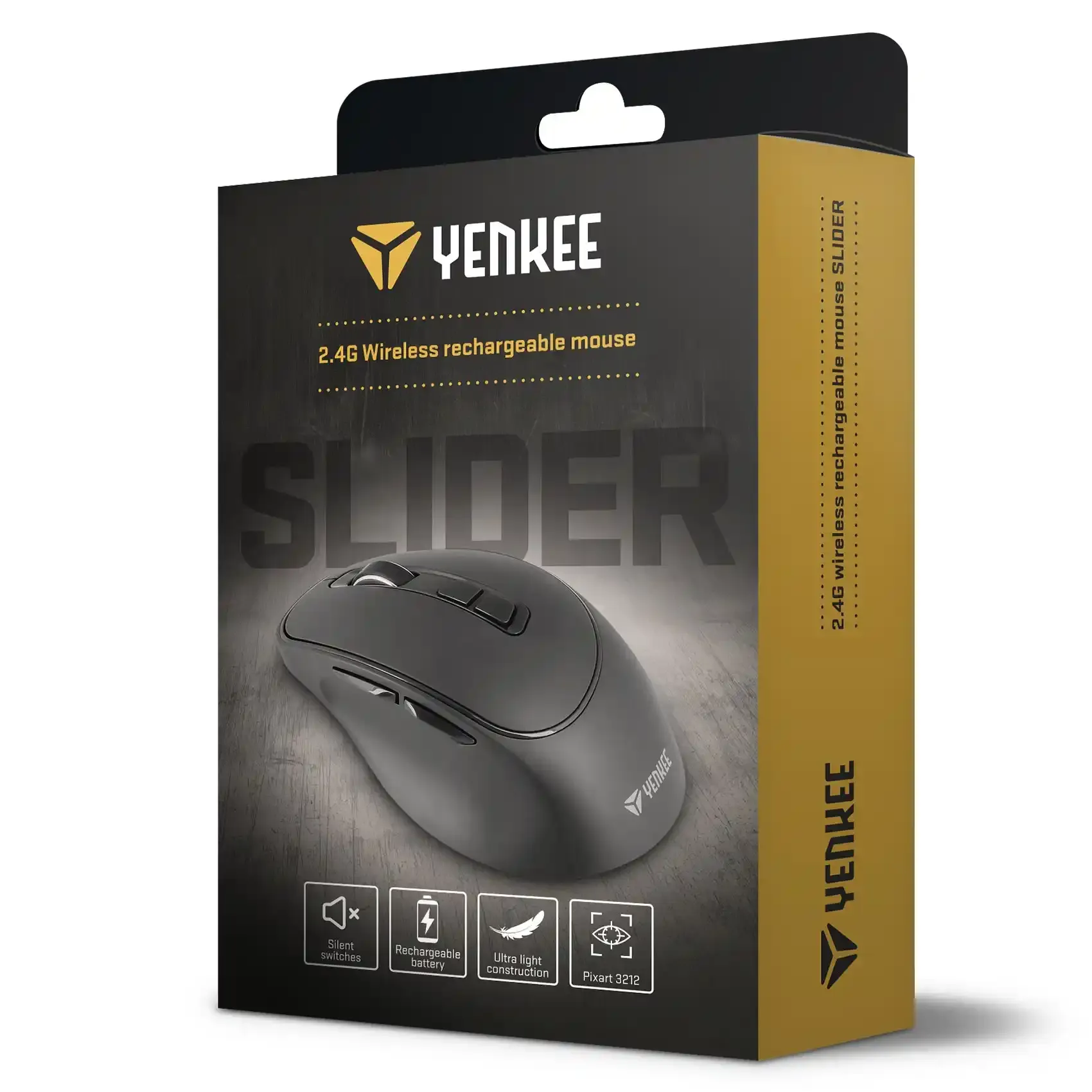 Bežični miš Yenkee YMS 2080GY WL SLIDER crna Slika 4