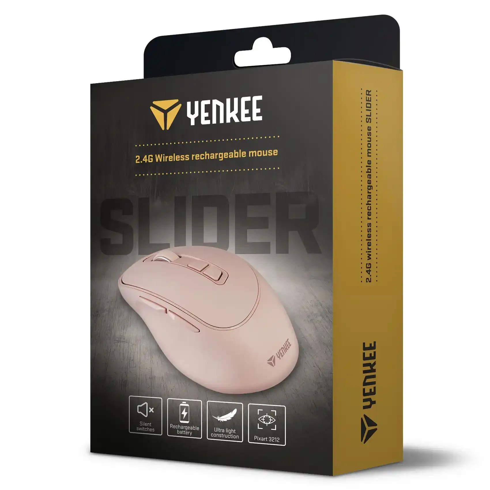 Bežični miš Yenkee YMS 2080PK WL SLIDER roze Slika 4