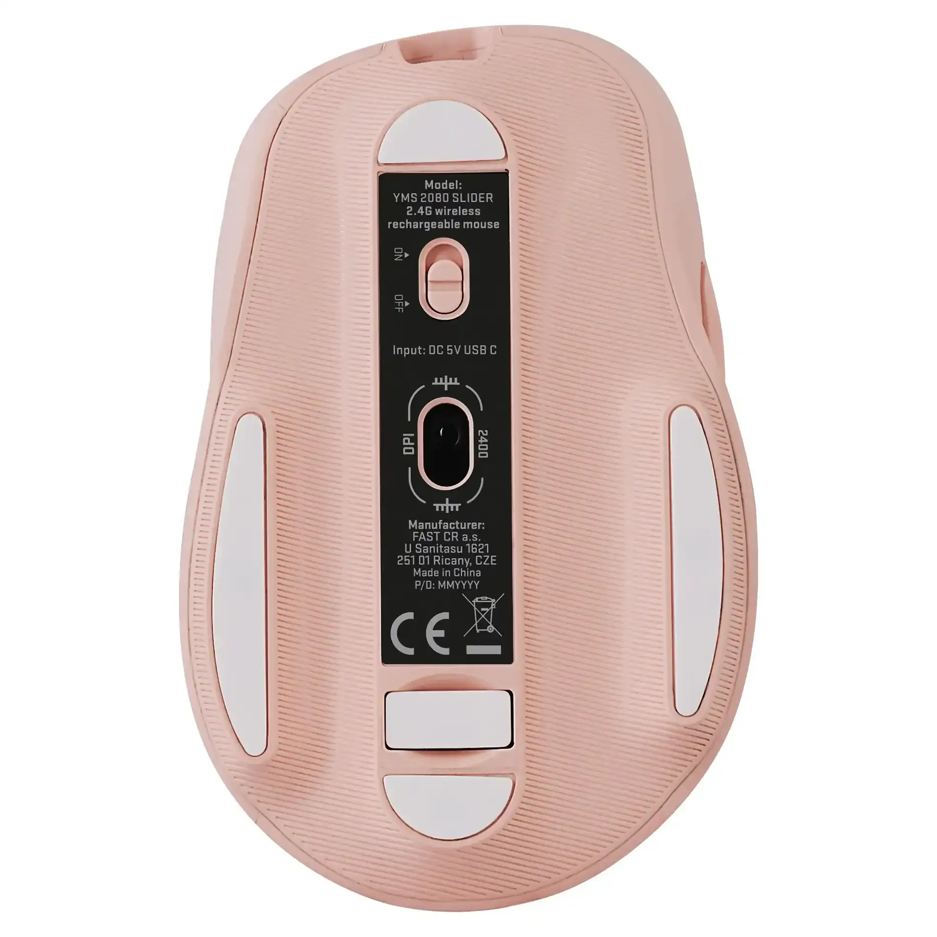 Bežični miš Yenkee YMS 2080PK WL SLIDER roze Slika 3