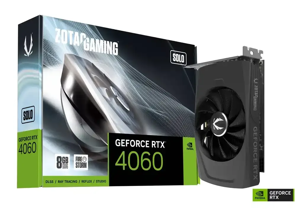 Grafička karta Zotac GAMING GeForce RTX 4060 Solo 8GB DDR6 128 bit 3xDP/HDMI Slika 1