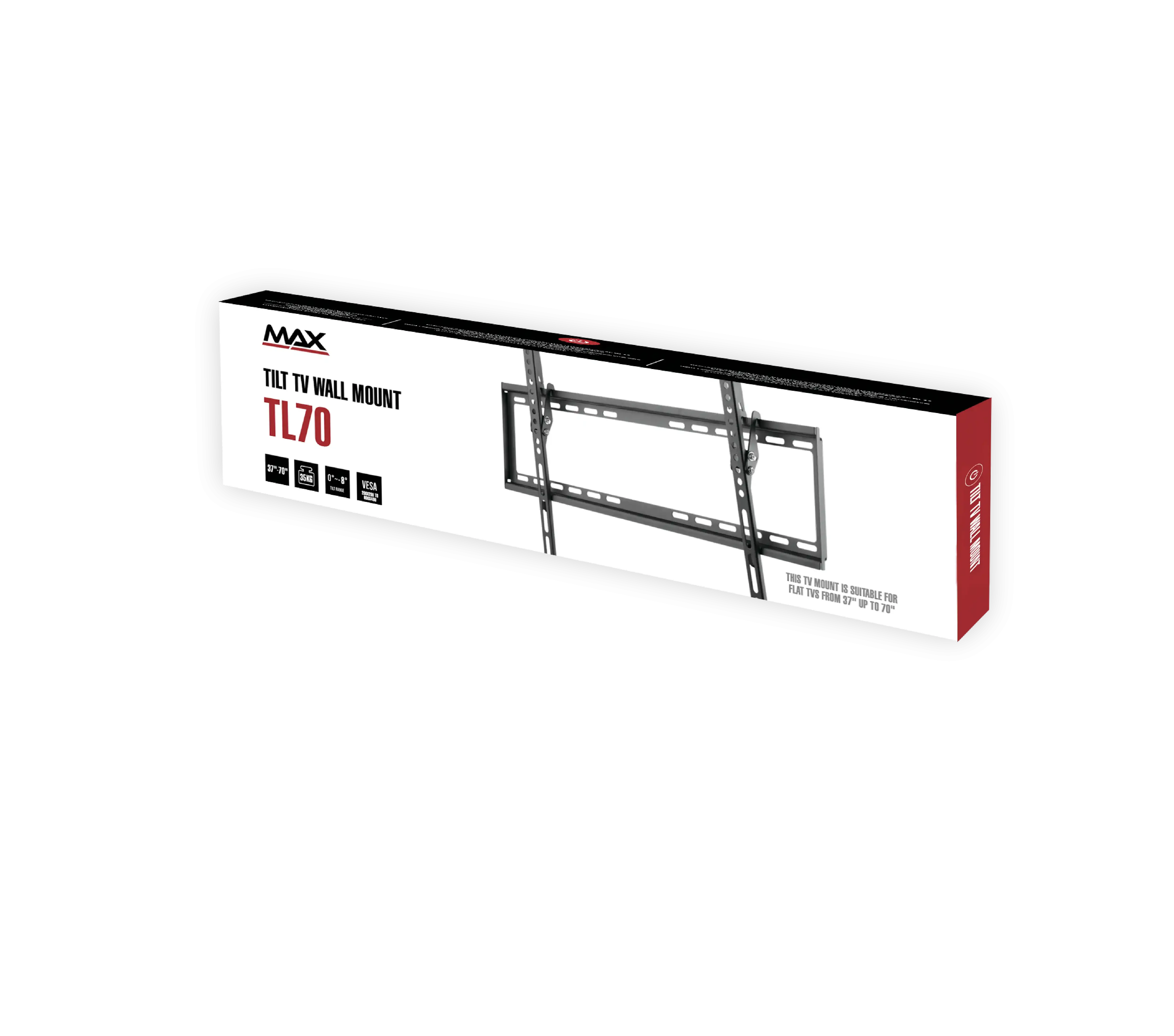 Nosač za TV MAX TL70 37-70/600x400/35kg/tilt Slika 3