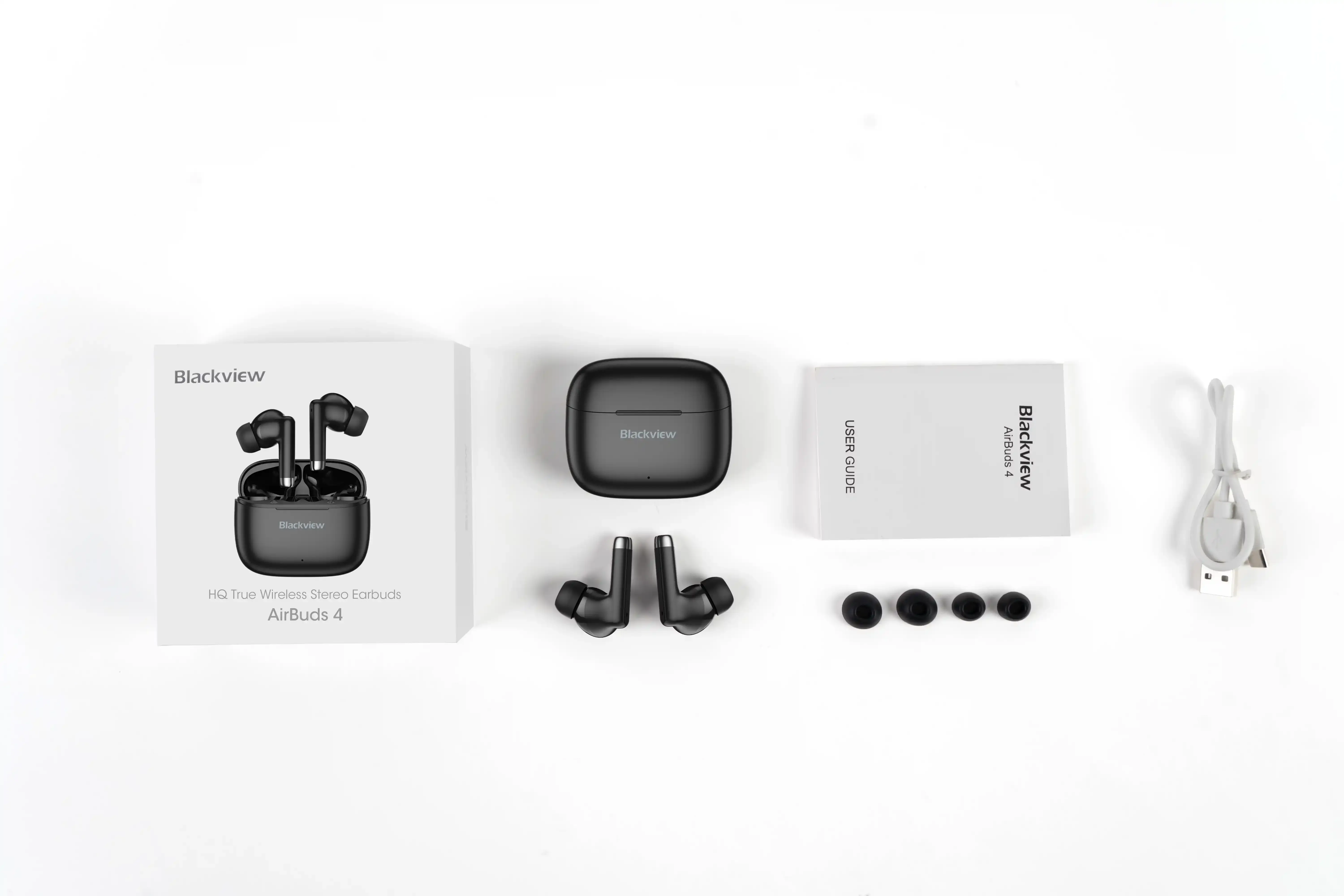 Bežične slušalice Blackview AirBuds 4 Obsidian Black/BT 5.3/IPX7 Slika 2