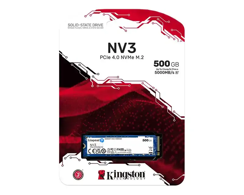 SSD M.2 NVME 500GB Kingston SNV3S/500G 5000MBs/3000MBs Slika 3