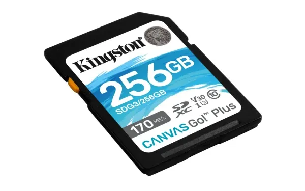 SD Card 256GB Kingston SDG3/256GB class 10 170Mbs/90MBs A2 Slika 2