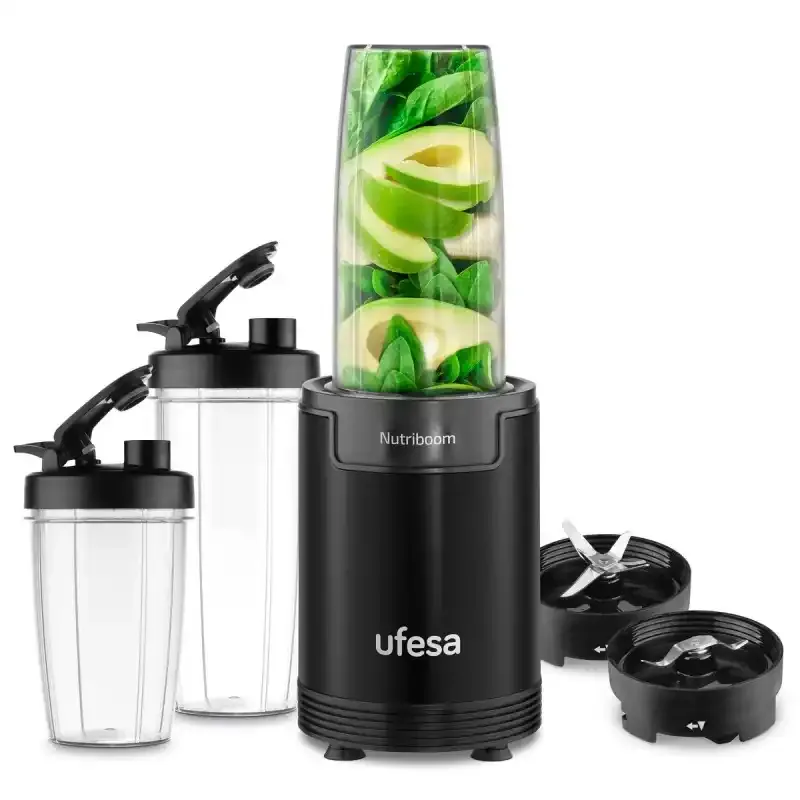 Blender Ufesa Nutriboom/crni/3 posude/snaga 900W Slika 2