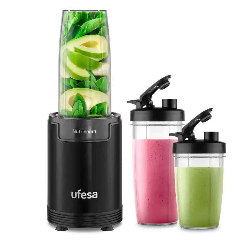 Blender Ufesa Nutriboom/crni/3 posude/snaga 900W Slika 1