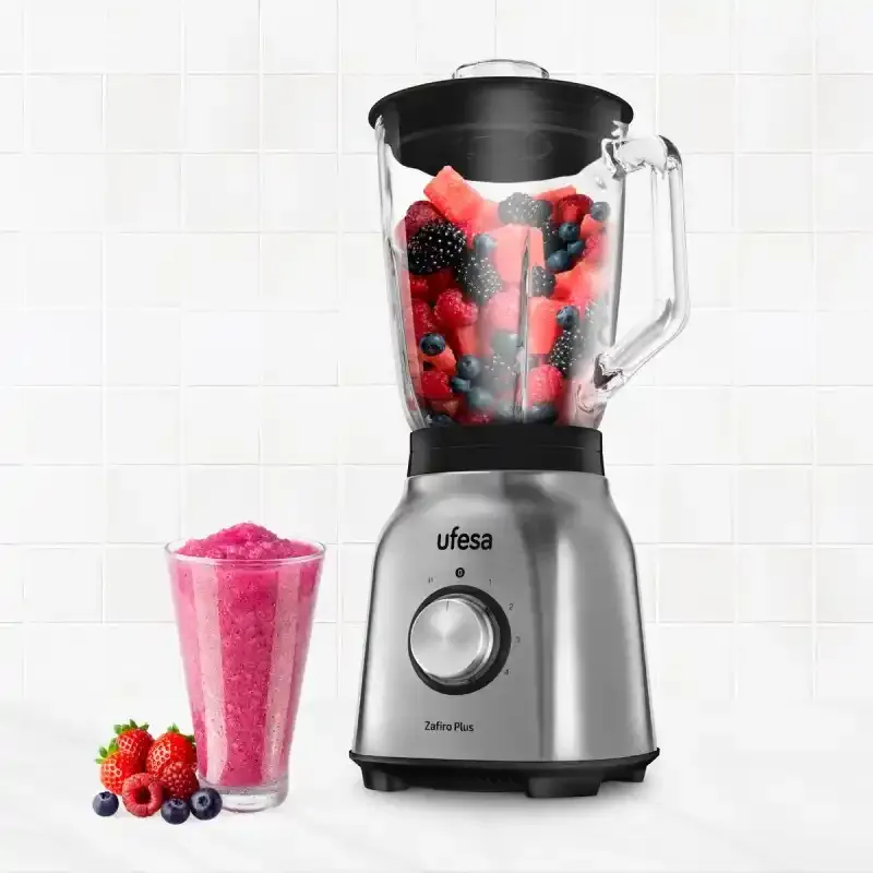 Blender Ufesa Zafiro plus/sivi/snaga 1250W/staklena posuda/zapremina 1.5 l Slika 2