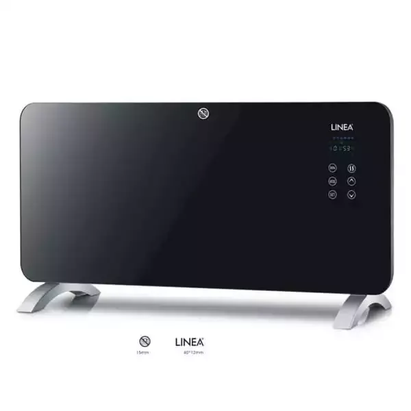 Konvektorska grejalica Linea LGP-0494 snaga 2000W/stakleni panel Slika 1