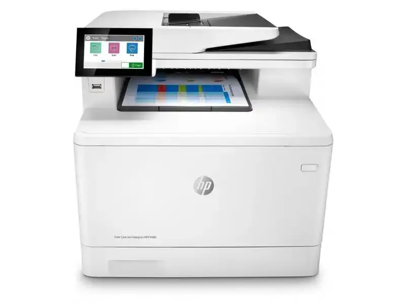 MFP HP Color LaserJet Enerprise M480f 600x600/27ppm/2GB/Duplex/ADF/Fax/LAN, Set tonera 415/6, 3QA55A Slika 1