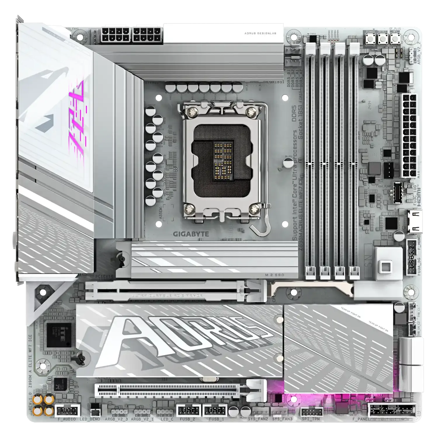 Matična ploča 1851 Gigabyte Z890 AORUS ELITE WIFI7 ICE Slika 3