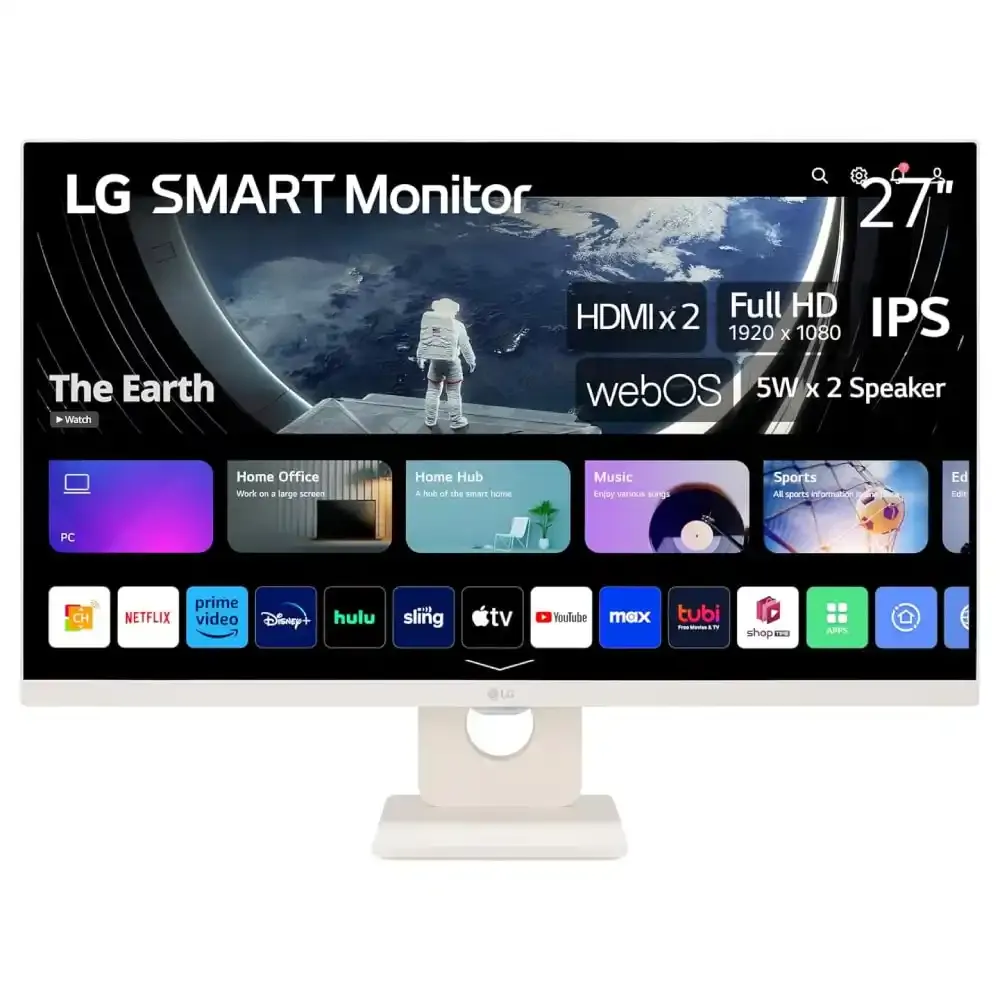 Monitor 27 LG 27SR50F-W SMART 1920x1080/Full HD/14ms/IPS/60Hz/2x HDMI/2x USB/Zvučnic/belii Slika 1