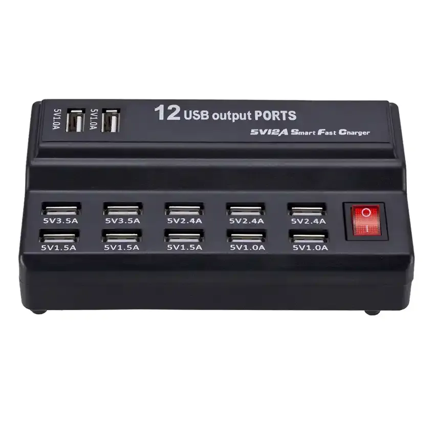 USB punjač 12 portova KT-USBp-120 Kettz 220V Slika 3