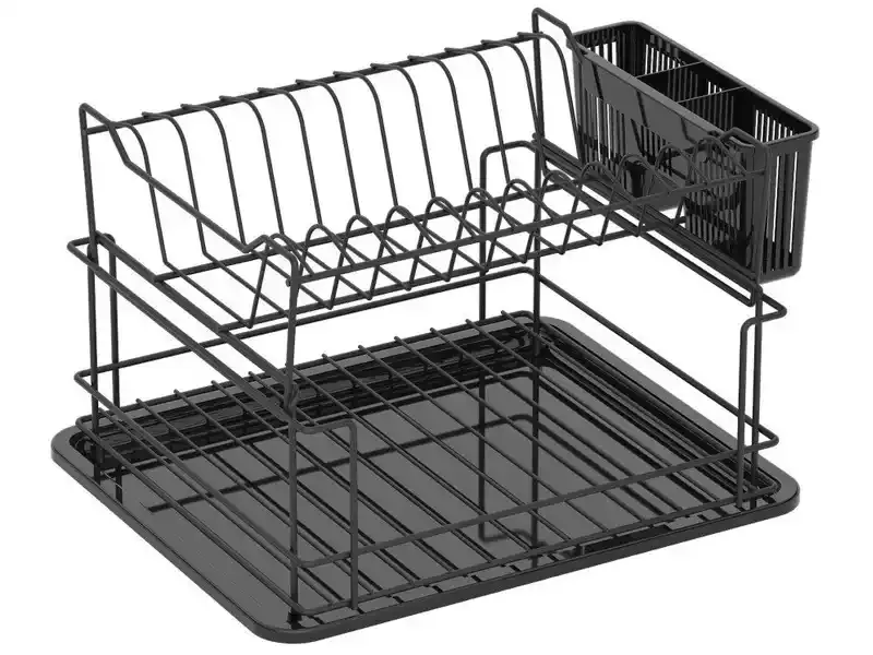 Oceđivač za sudove Texell TDE-BD338 Black double decker Slika 1