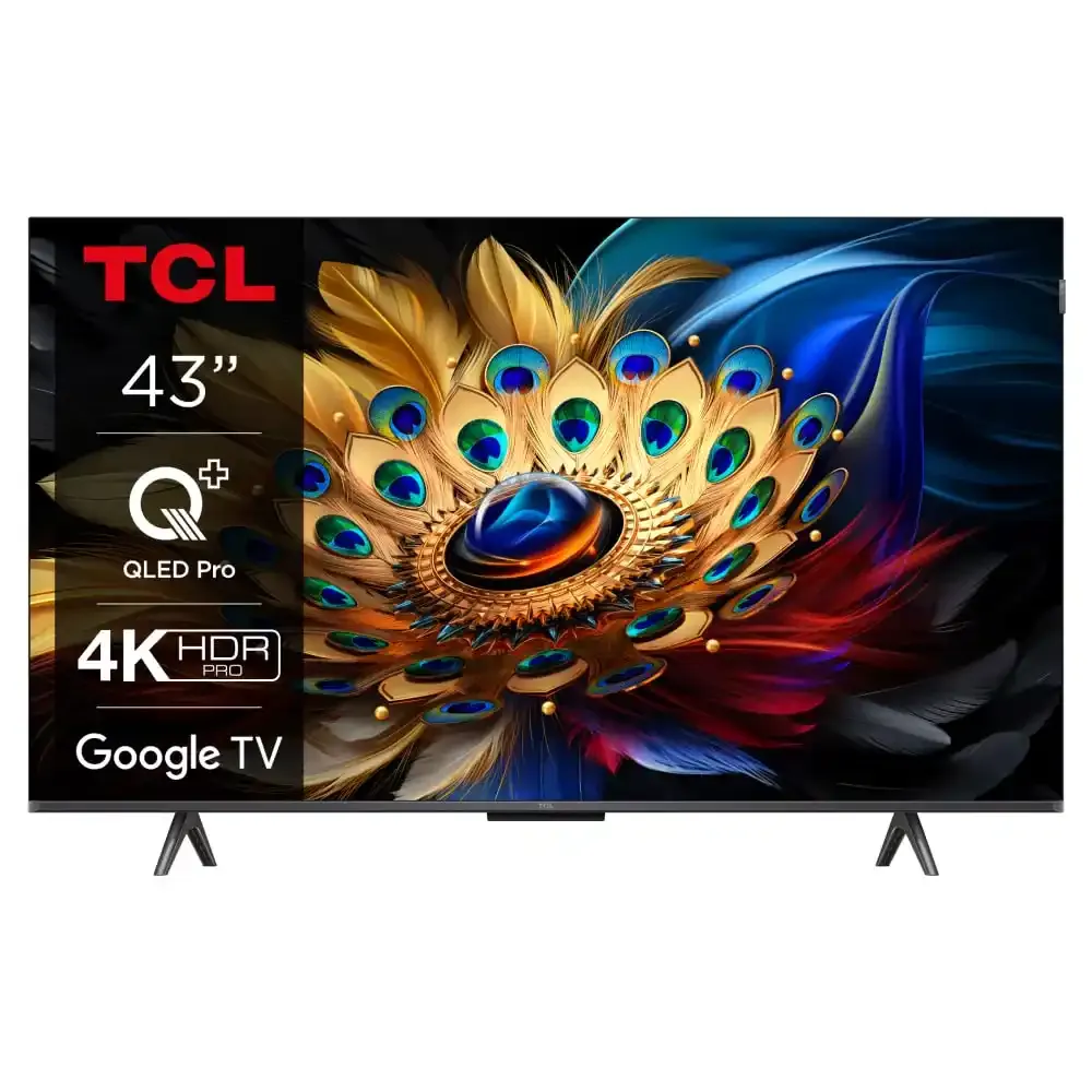 SMART QLED TV 43 TCL 43C655 3840x2160/4K HDR/DVB-T2/C/S2/GoogleTV Slika 1