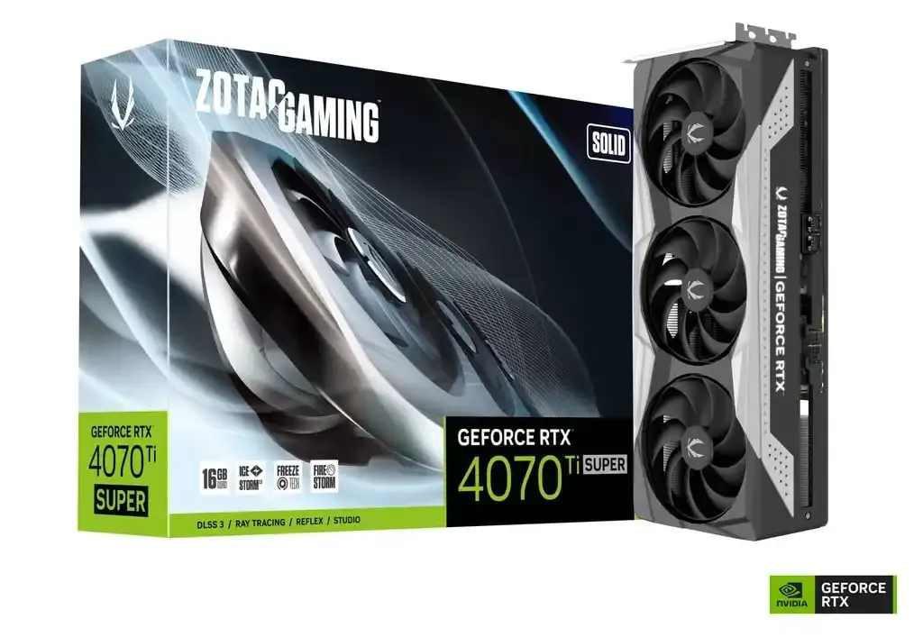 Grafička karta Zotac GAMING GeForce RTX 4070 TiSuper Solid 16GB DDR6 256bit HDMI/3xDP Slika 1