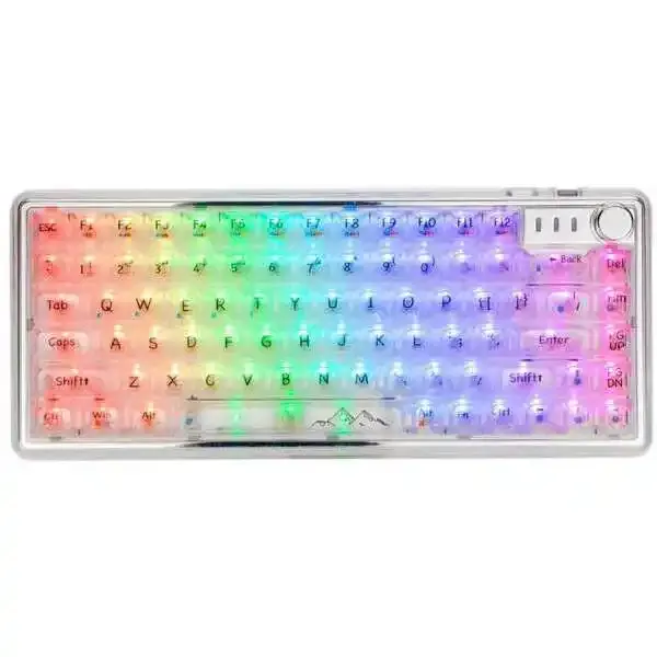 Tastatura Marvo KG979G mehanička TRANSPARENT RGB Slika 1