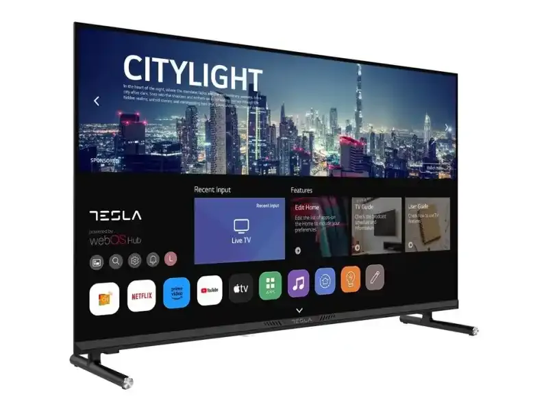 SMART LED TV 43 Tesla 43E645BUW 3840x2160/UHD/4K/DVB-T2/S2/C/Frameless/WebOS Slika 3