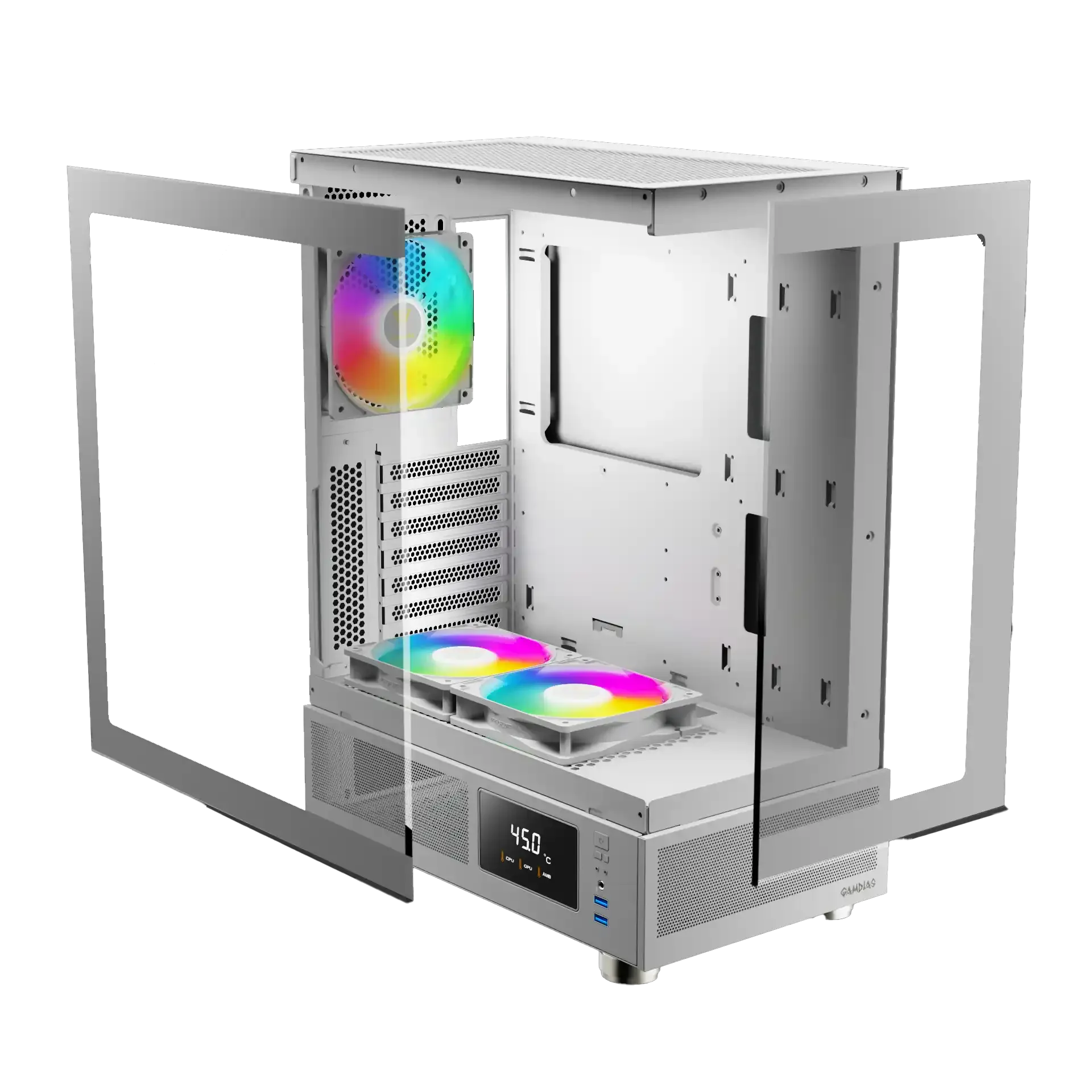 Kućište Gamdias Atlas E1 Belo Slika 2