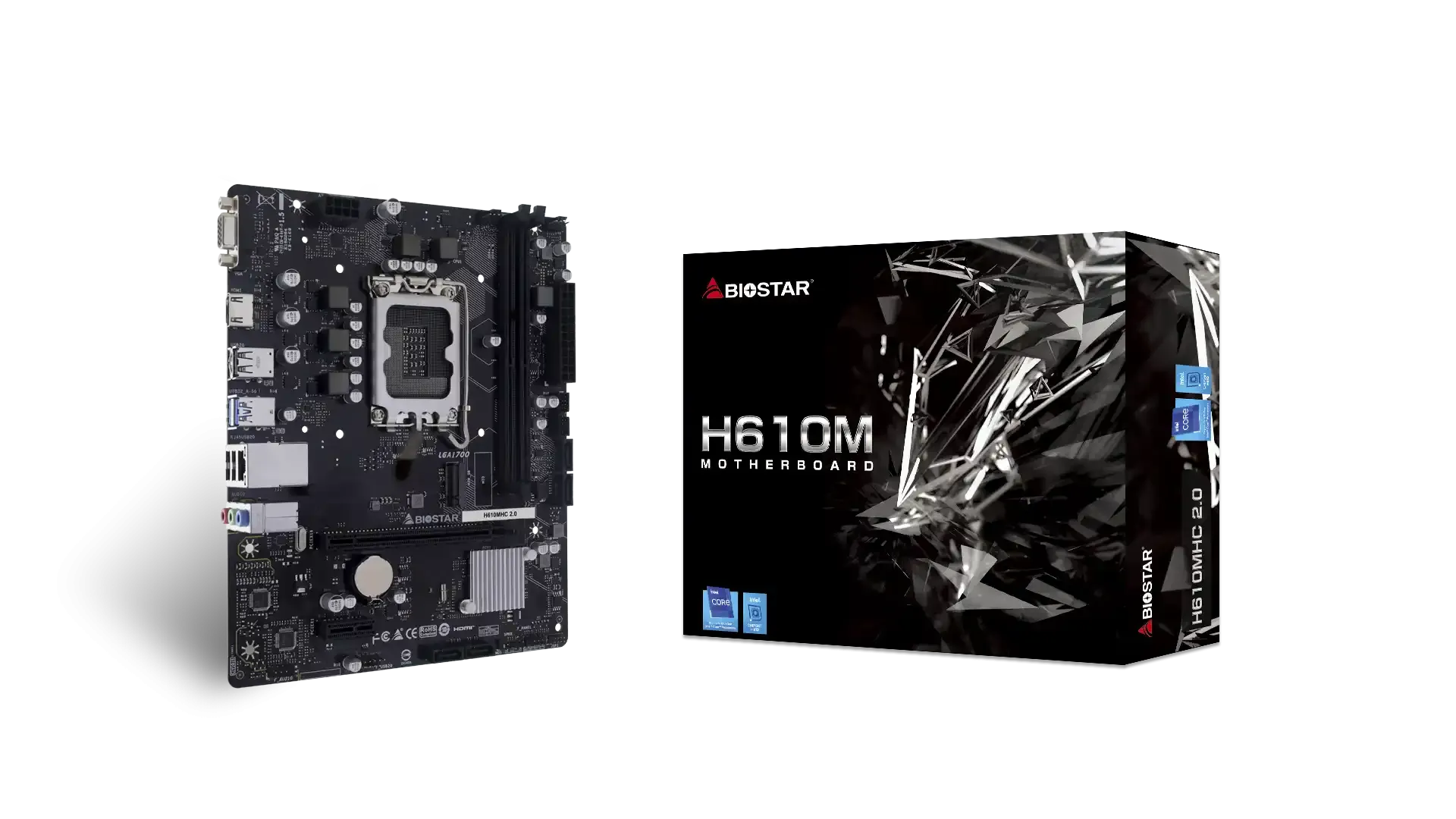 Matična ploča 1700 Biostar H610MHC 2.0 VGA/HDMI M.2 Slika 1
