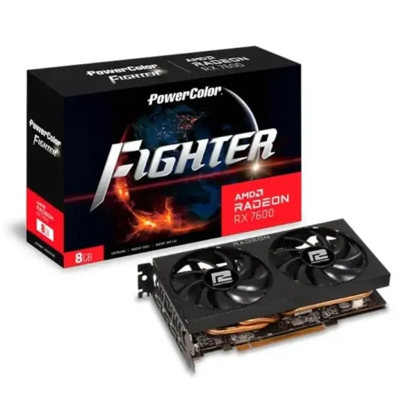 Grafička karta AMD Powercolor FighterRX 7600 GDDR6 8GB 128bit 2xDP/2xHDMI Slika 1