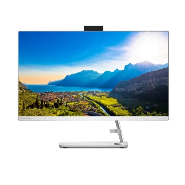 Računar AiO Lenovo IdeaCen 27ALC6 27  FHD/Ryzen 7 7730U 8C/16GB/NVMe 512GB/tast/miš BELI, F0FY00GARI Slika 1