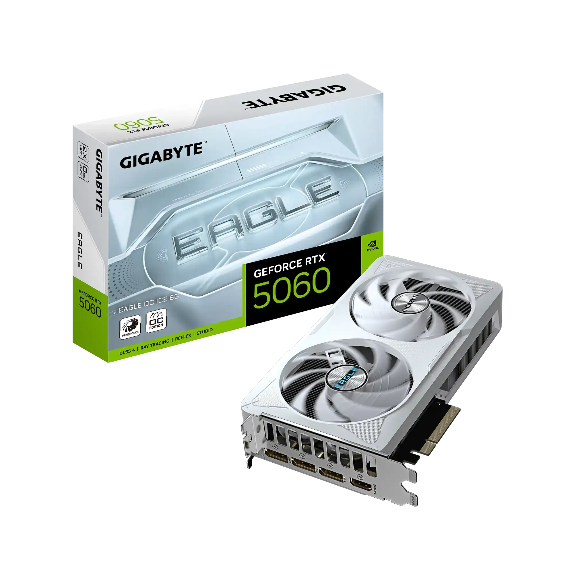Grafička karta Gigabyte GeForce RTX 5060 Eagle OC GV-N5060EAGLEOC ICE-8GD 8GB GDDR7 Slika 1