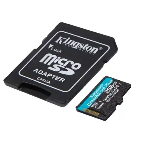 Micro SD Card 256GB Kingston+SD adapter SDCG4/256GB - 200/160 MB/s Slika 2
