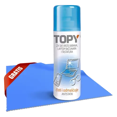 Sprej sa krpicom Topy 120ml Slika 1