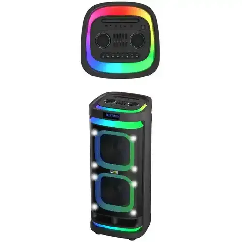 Karaoke sistem Lexa LX-701 1100W/2 x bežična/1 x žičani Slika 2