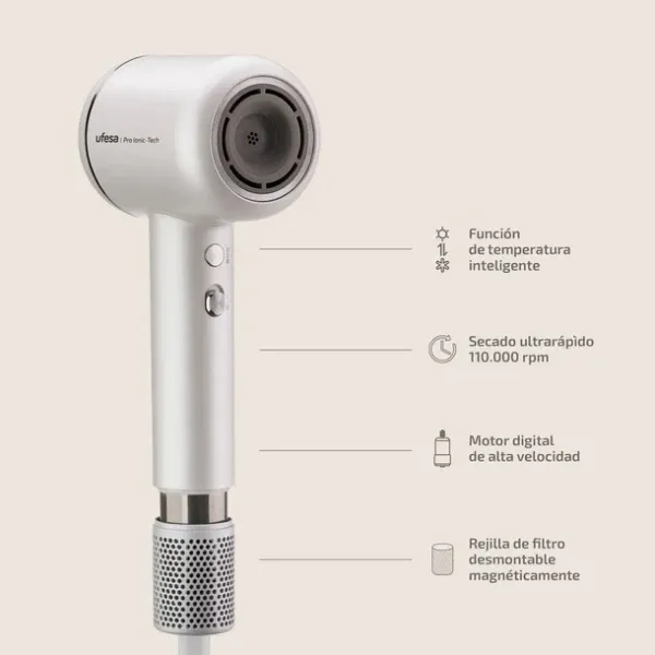 Fen za kosu Ufesa Pro Ionic-Tech/1600W bela Slika 2